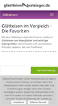 Mobile Screenshot of glaetteisen-testsieger.de